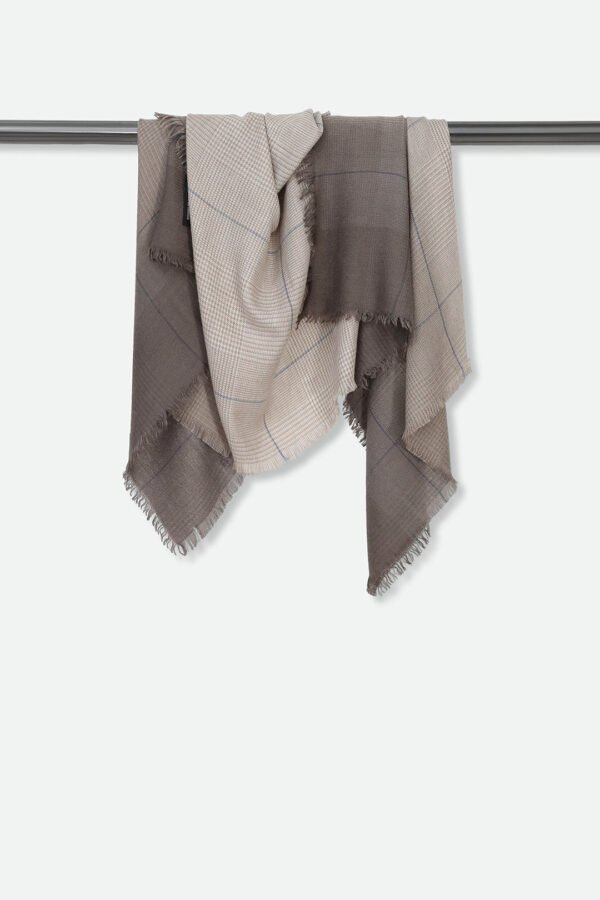ASHWOOD CHECK ITALIAN CASHMERE SCARF - Image 4