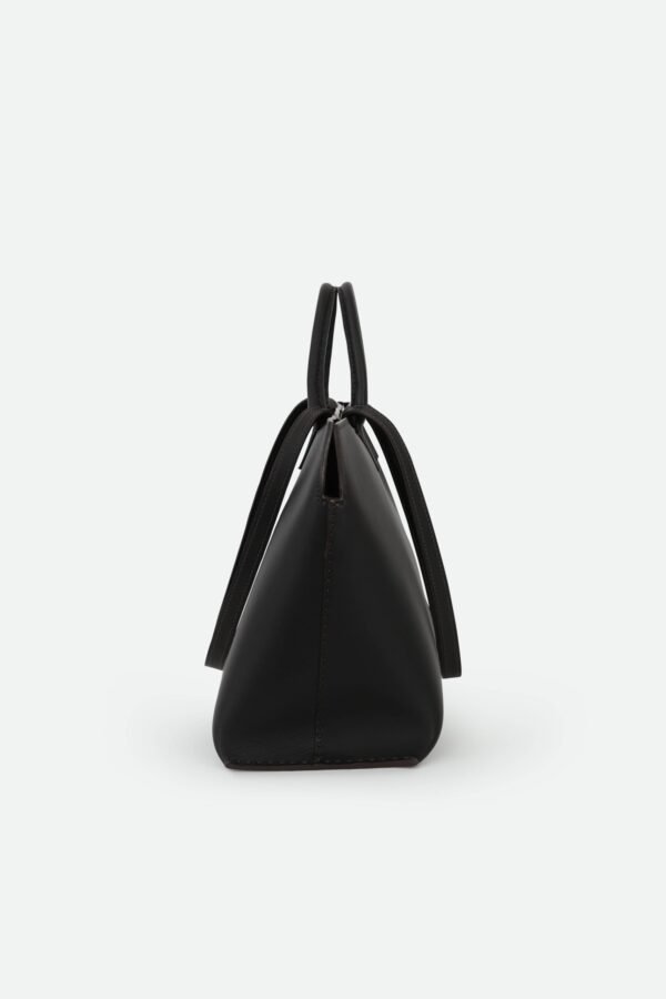 BOLZANO FRENCH BARENIA LEATHER TOTE IN ESPRESSO - Image 4