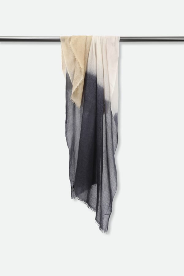 ISCHIA PEPPER SCARF IN HAND DYED CASHMERE - Image 6