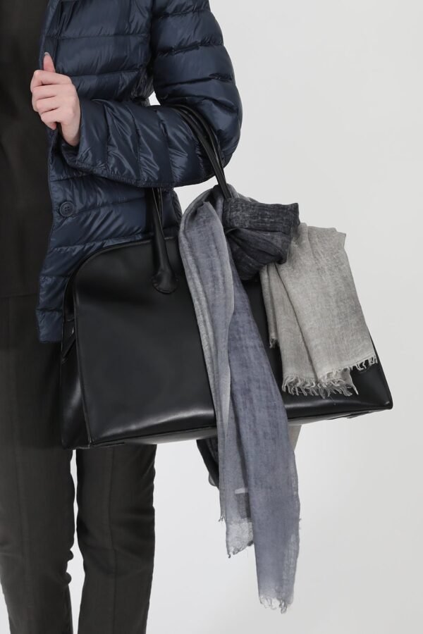 MIDGREY SCARF IN HAND DYED CASHMERE - Image 4