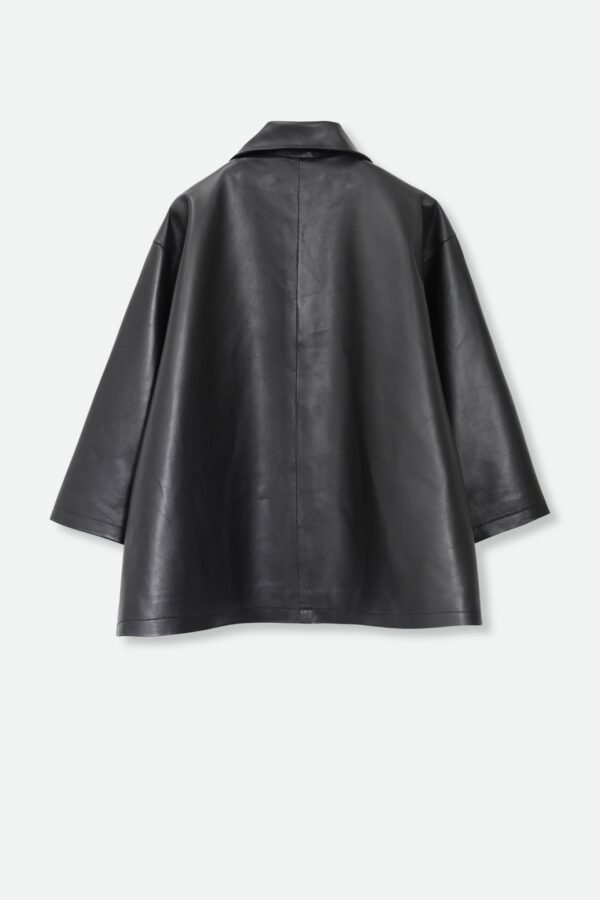 RIMINI LEATHER JACKET IN BLACK - Image 2