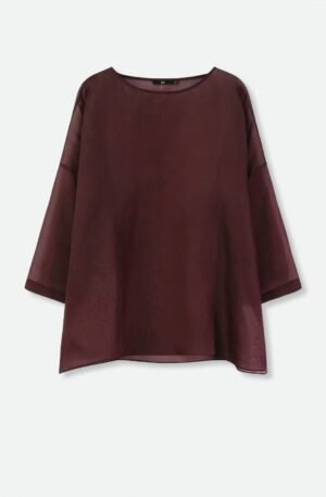 SAMIRA ONE-SIZE TUNIC IN SILK ORGANZA