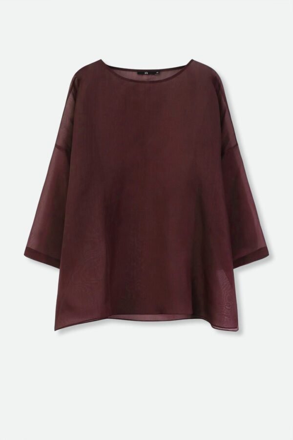 SAMIRA ONE-SIZE TUNIC IN SILK ORGANZA - Image 10