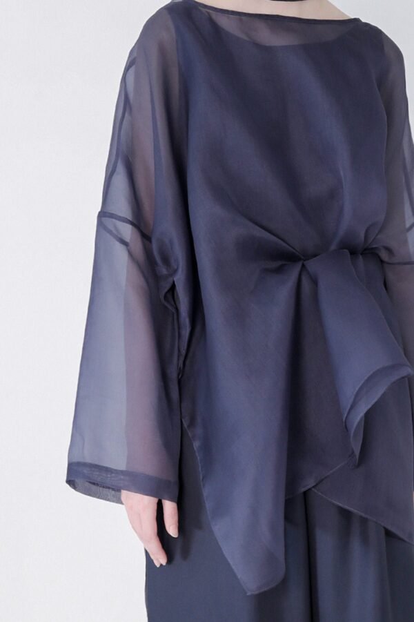 SAMIRA ONE-SIZE TUNIC IN SILK ORGANZA - Image 5