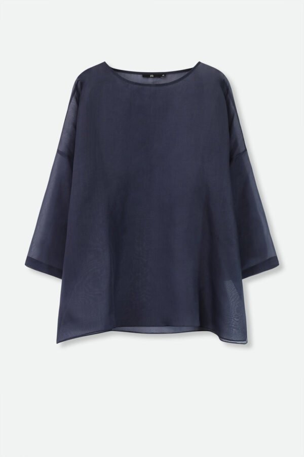 SAMIRA ONE-SIZE TUNIC IN SILK ORGANZA - Image 3