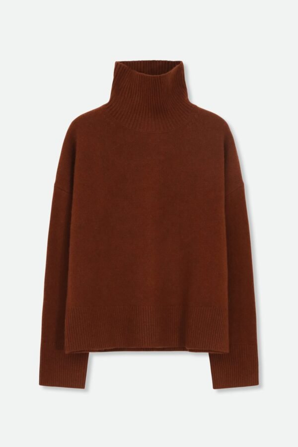 THEIA TURTLENECK IN CASHMERE YAK & MERINO - Image 2